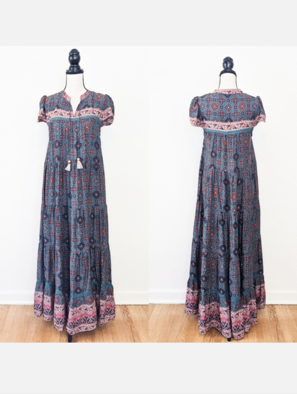 🦋LAST🦋 NWT Tulle & Batiste Zaara Frill Maxi Dress